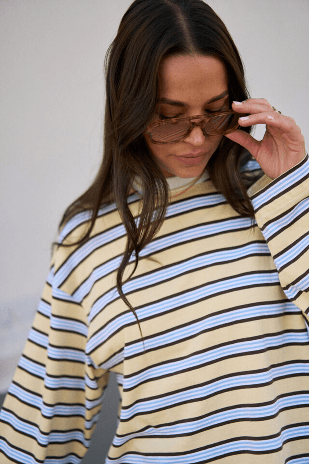 Beau Long Sleeve Slouchy Butter/Brunette