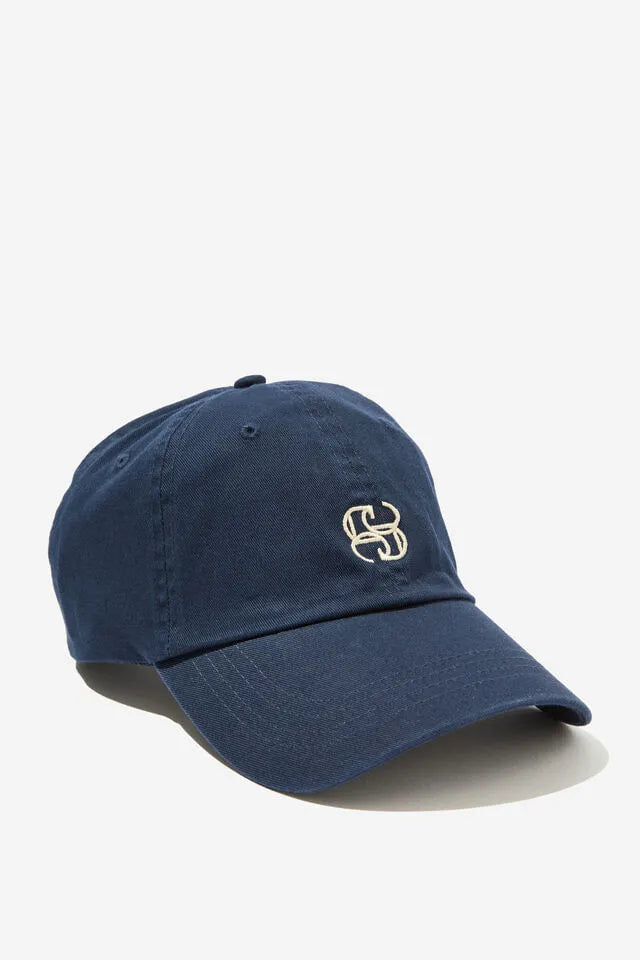 Pip Everyday Cap Navy Ecru Stitch