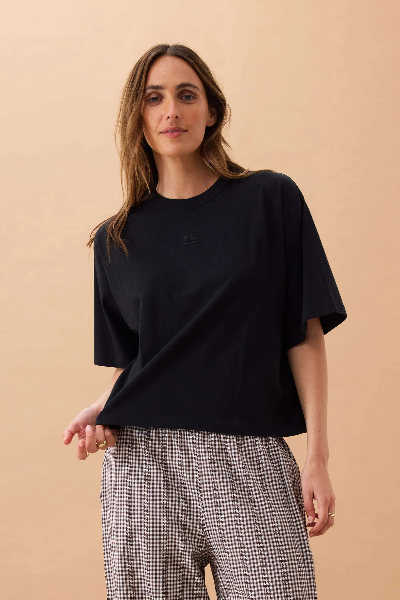 Pheobe Premium Black Tee