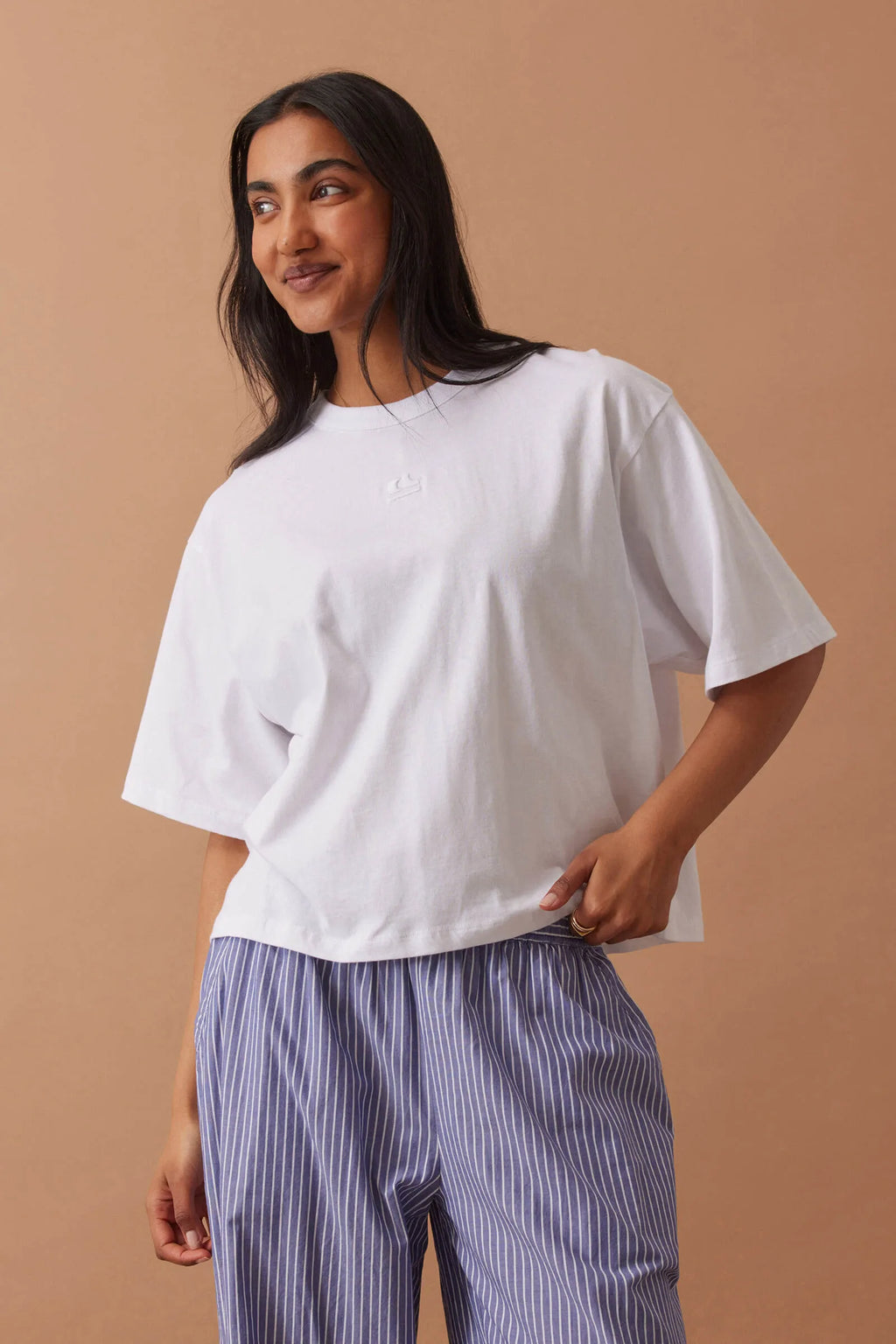 Pheobe Premium White Tee