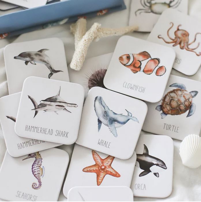 Ocean Memory Card Game