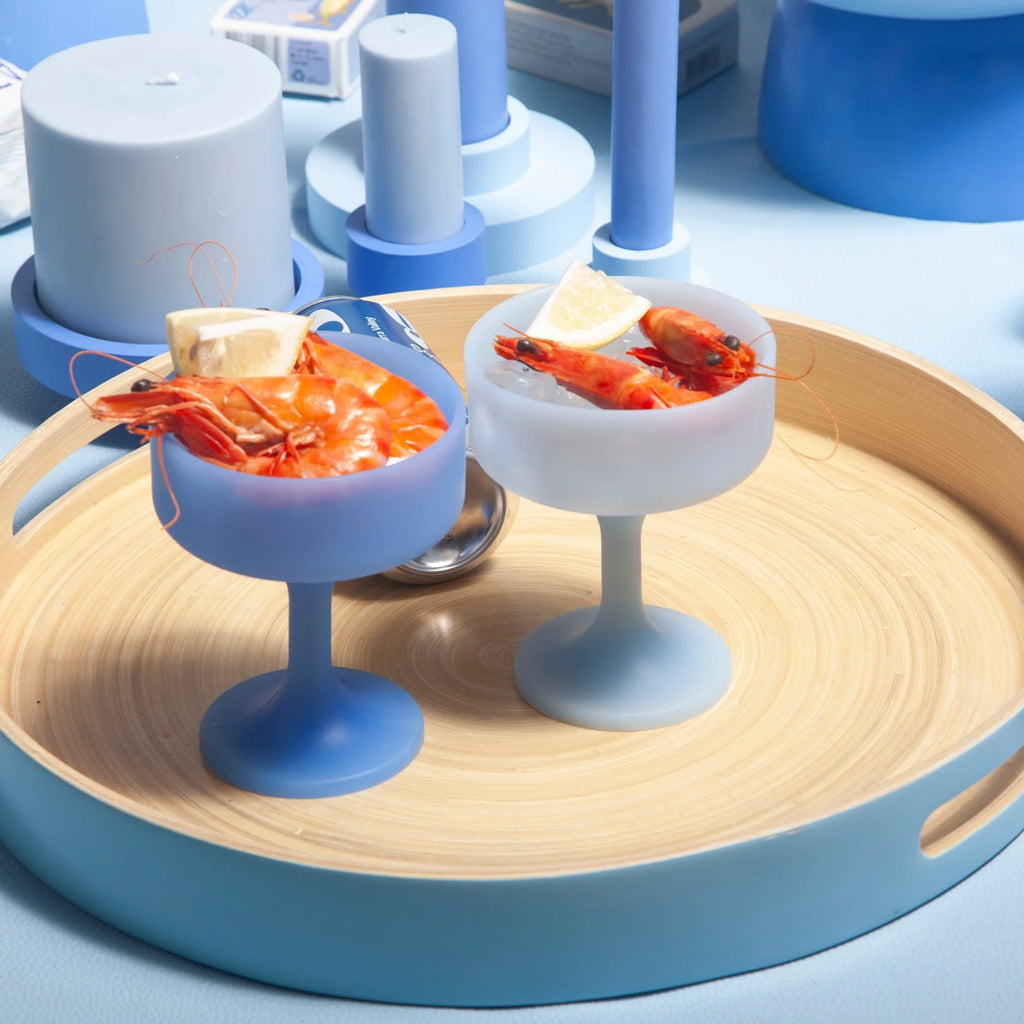 Sky + Kingfisher | mecc | silicone unbreakable cocktail glasses