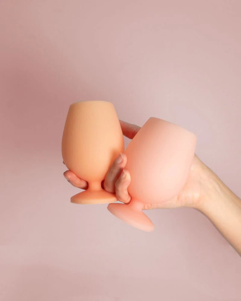 Rouge | stemm | silicone unbreakable wine glasses