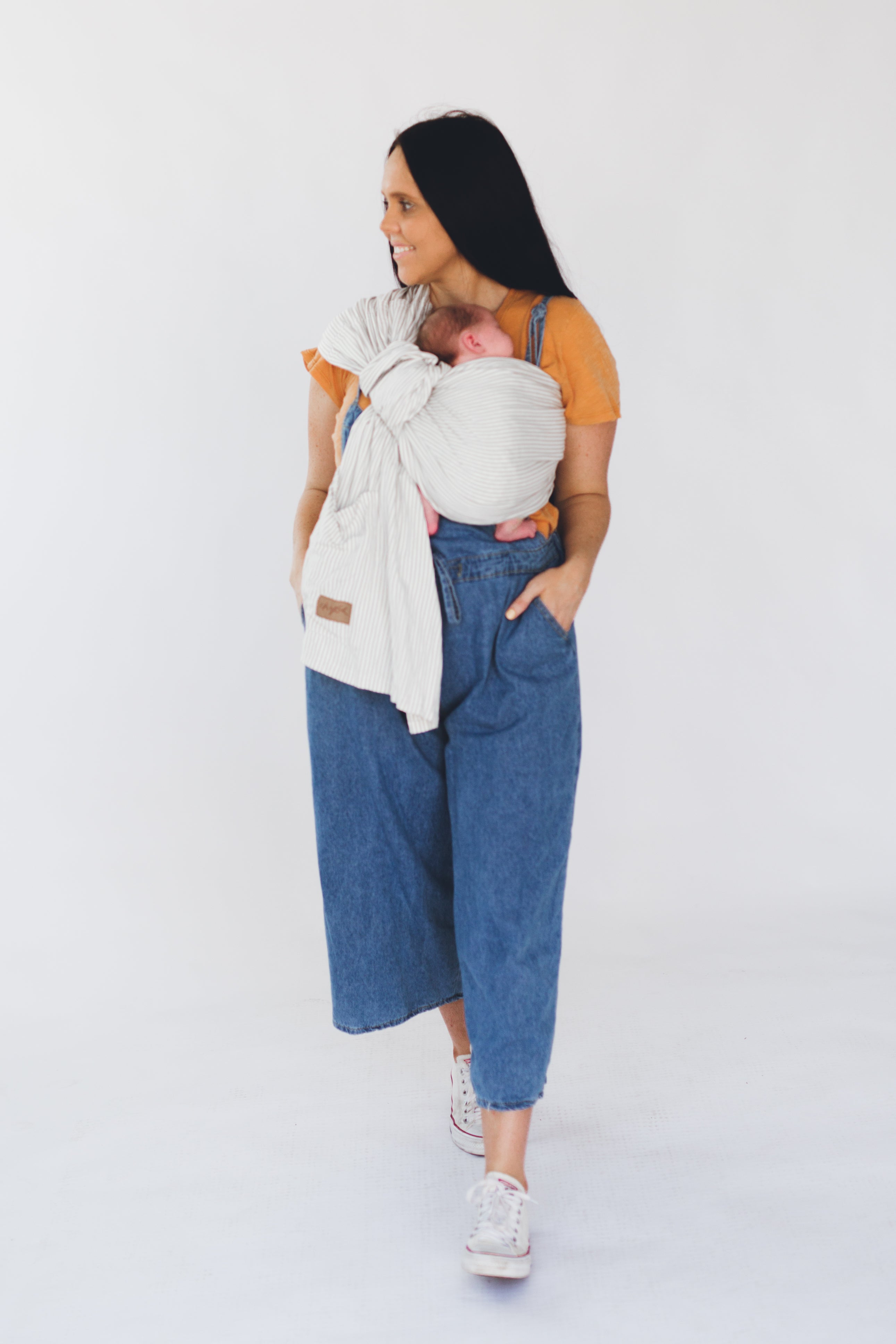 Grey stripe sling