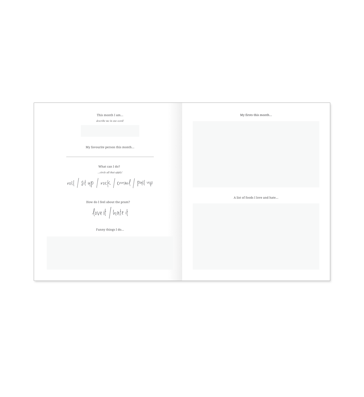 Little Dreamer | Baby Journal | PETAL