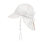 Load image into Gallery viewer, &#39;Lounger&#39; Baby Reversible Flap Sun Hat - Willow / Blanc
