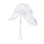 Load image into Gallery viewer, &#39;Lounger&#39; Baby Reversible Flap Sun Hat - Willow / Blanc
